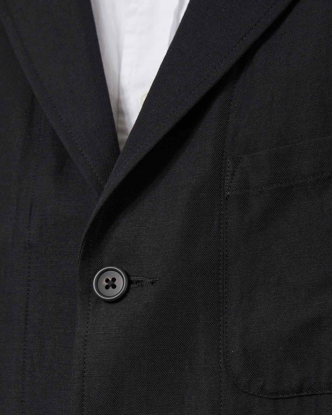 T&S Wool/Linen Jacket, Black