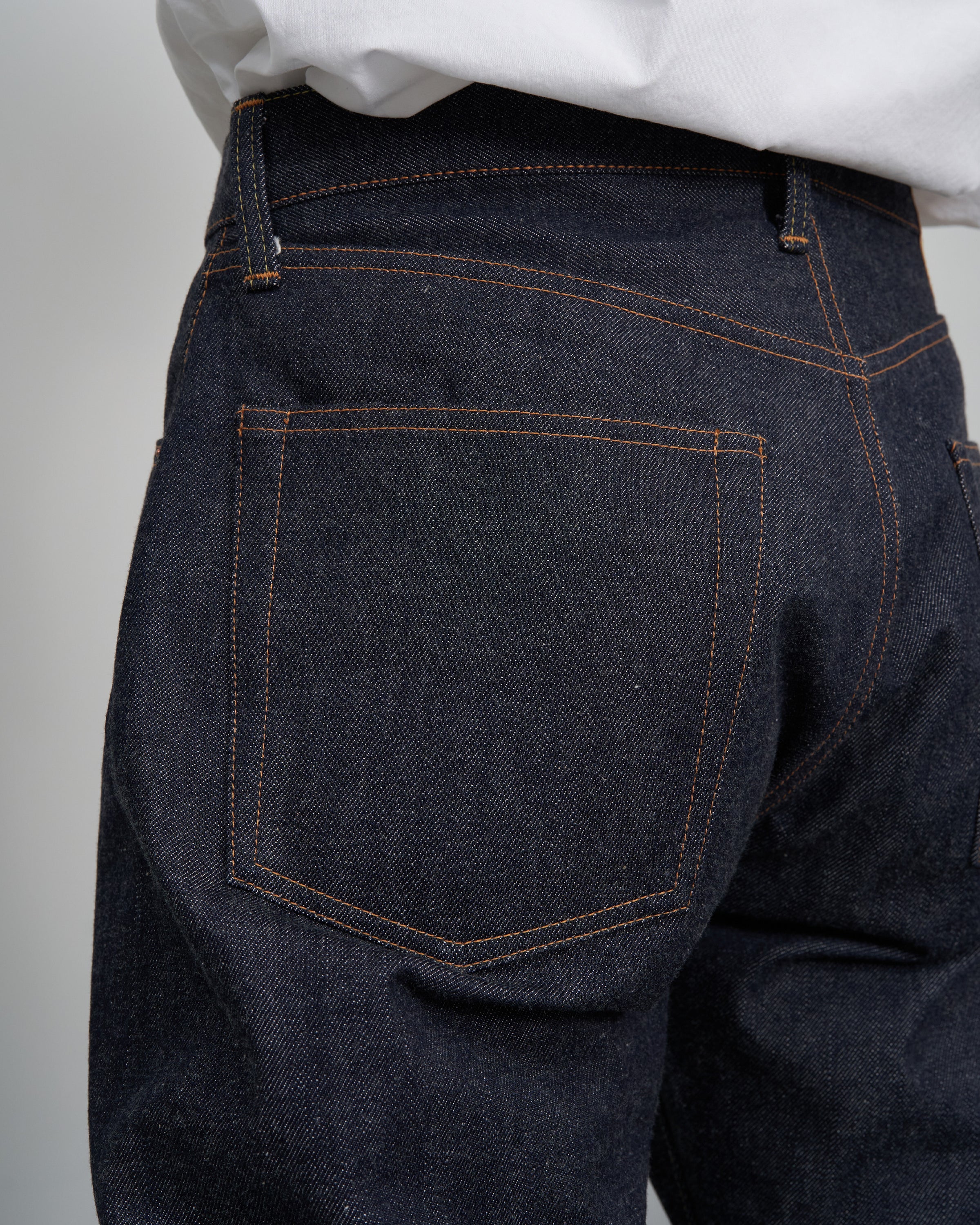 holk OOE YOFUKUTEN Denim Pants, Indigo Blue