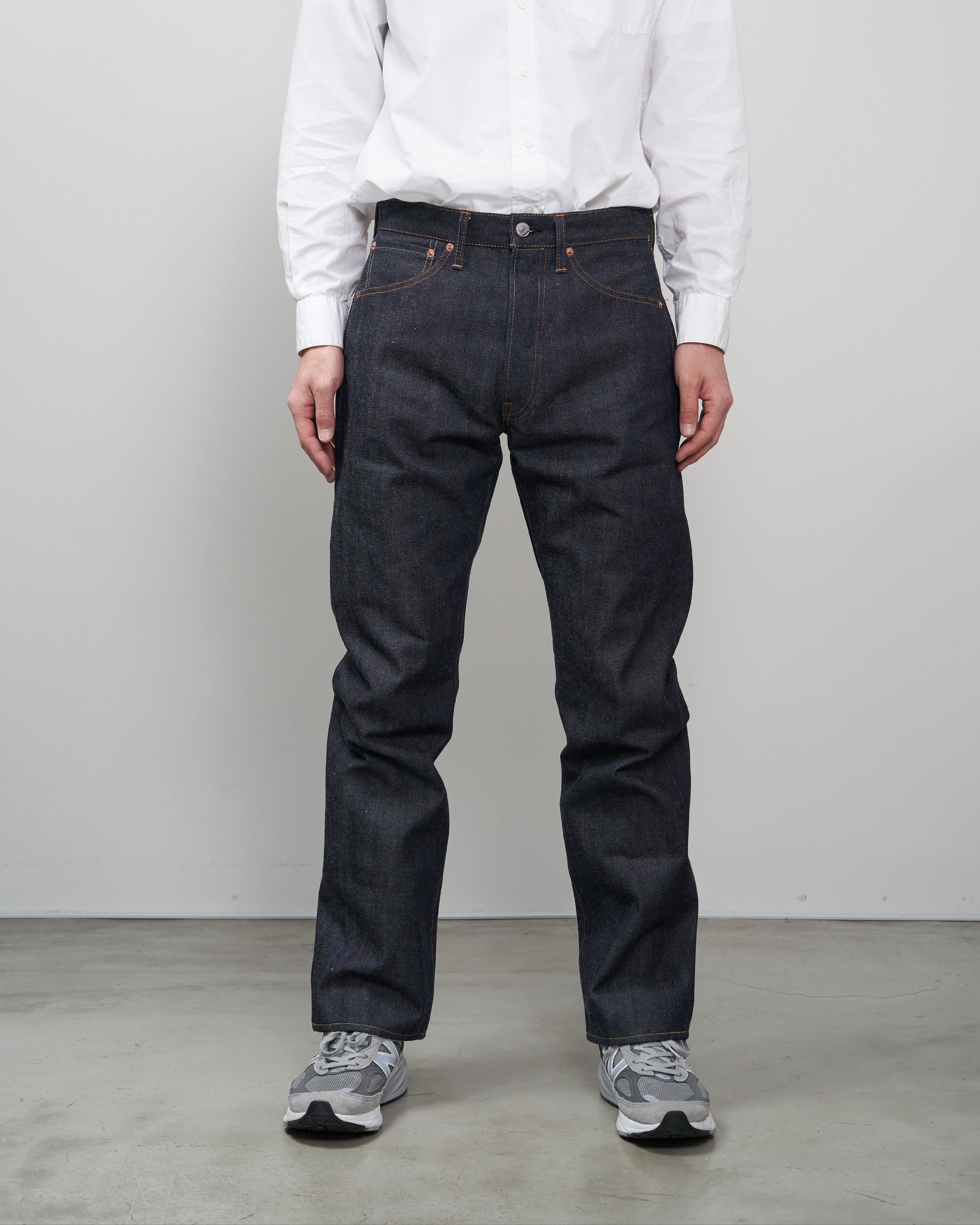 holk OOE YOFUKUTEN Denim Pants, Indigo Blue