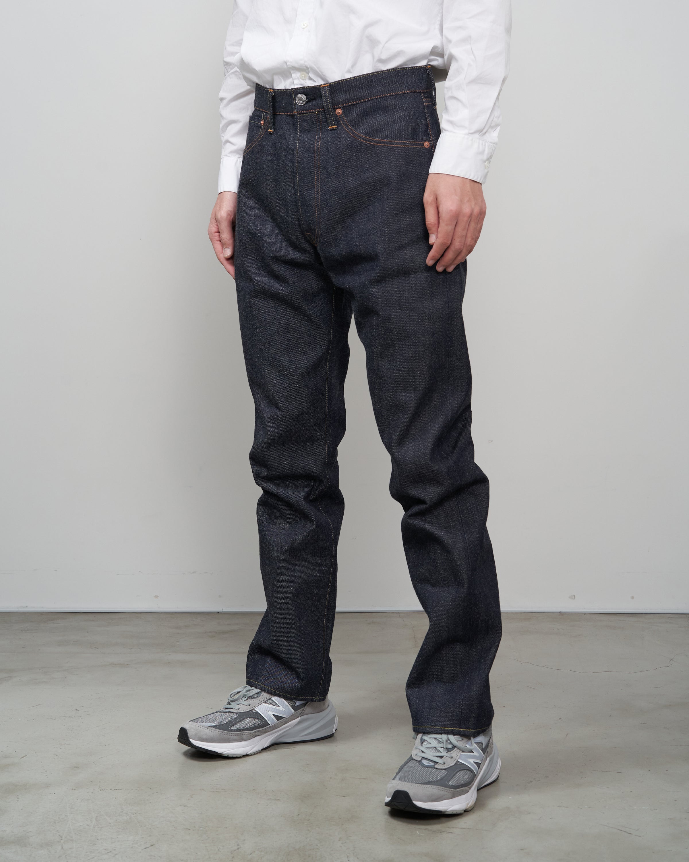 holk OOE YOFUKUTEN Denim Pants, Indigo Blue