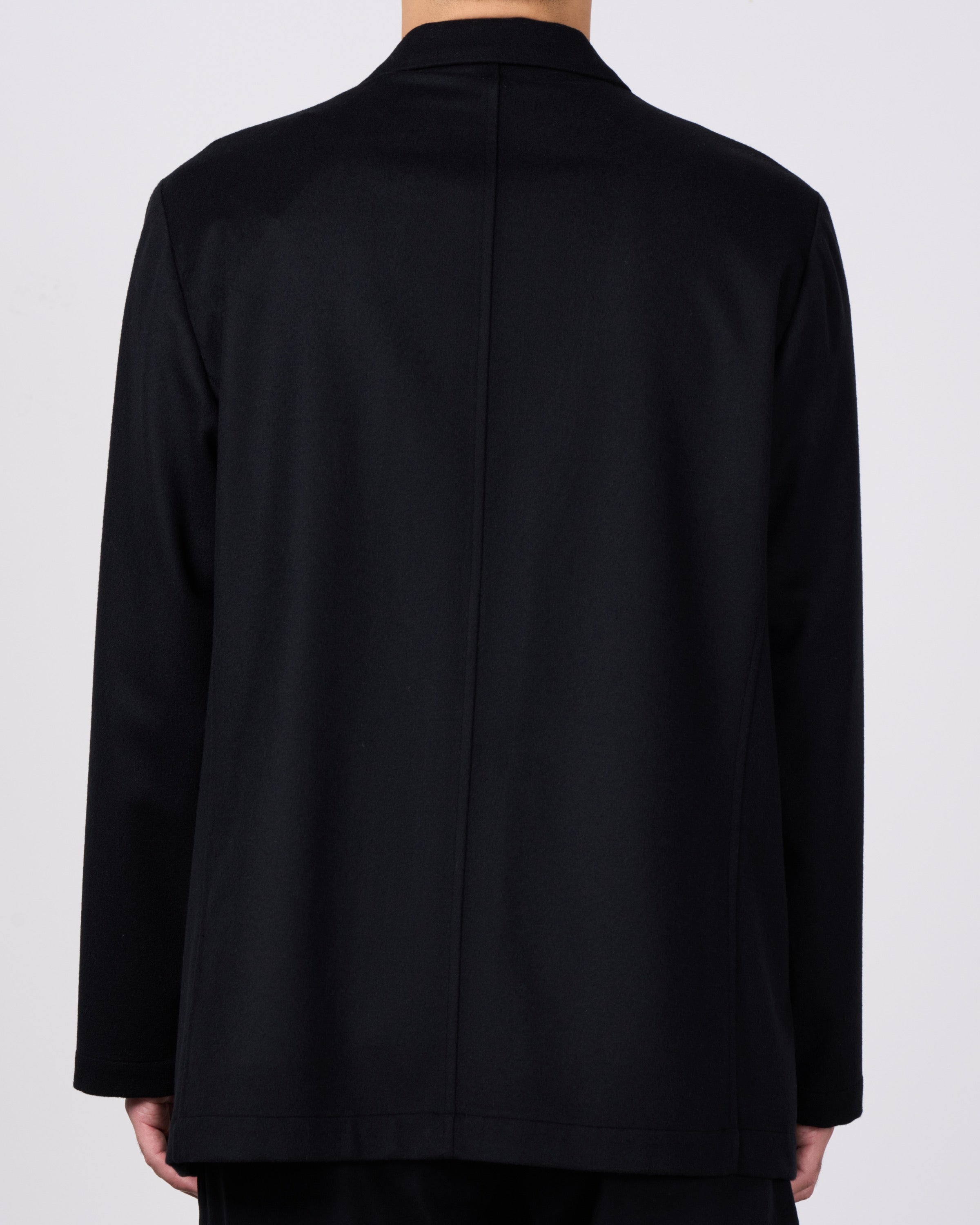 holk Kang 2B Jacket(Lamb Short Beaver), Black