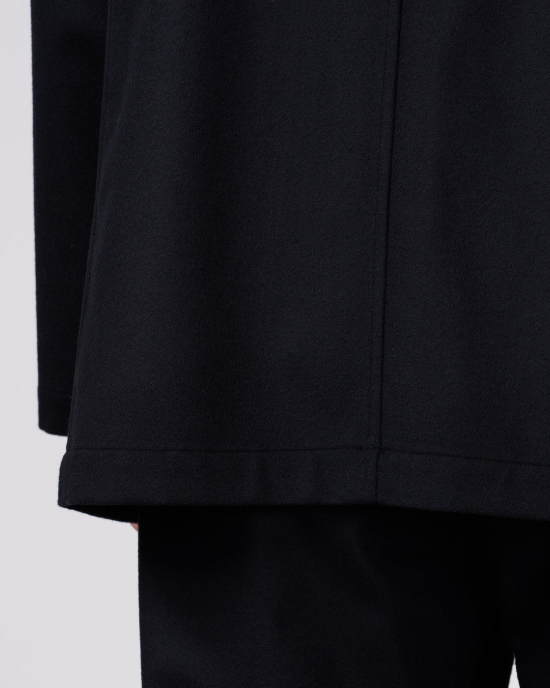 holk Kang 2B Jacket(Lamb Short Beaver), Black