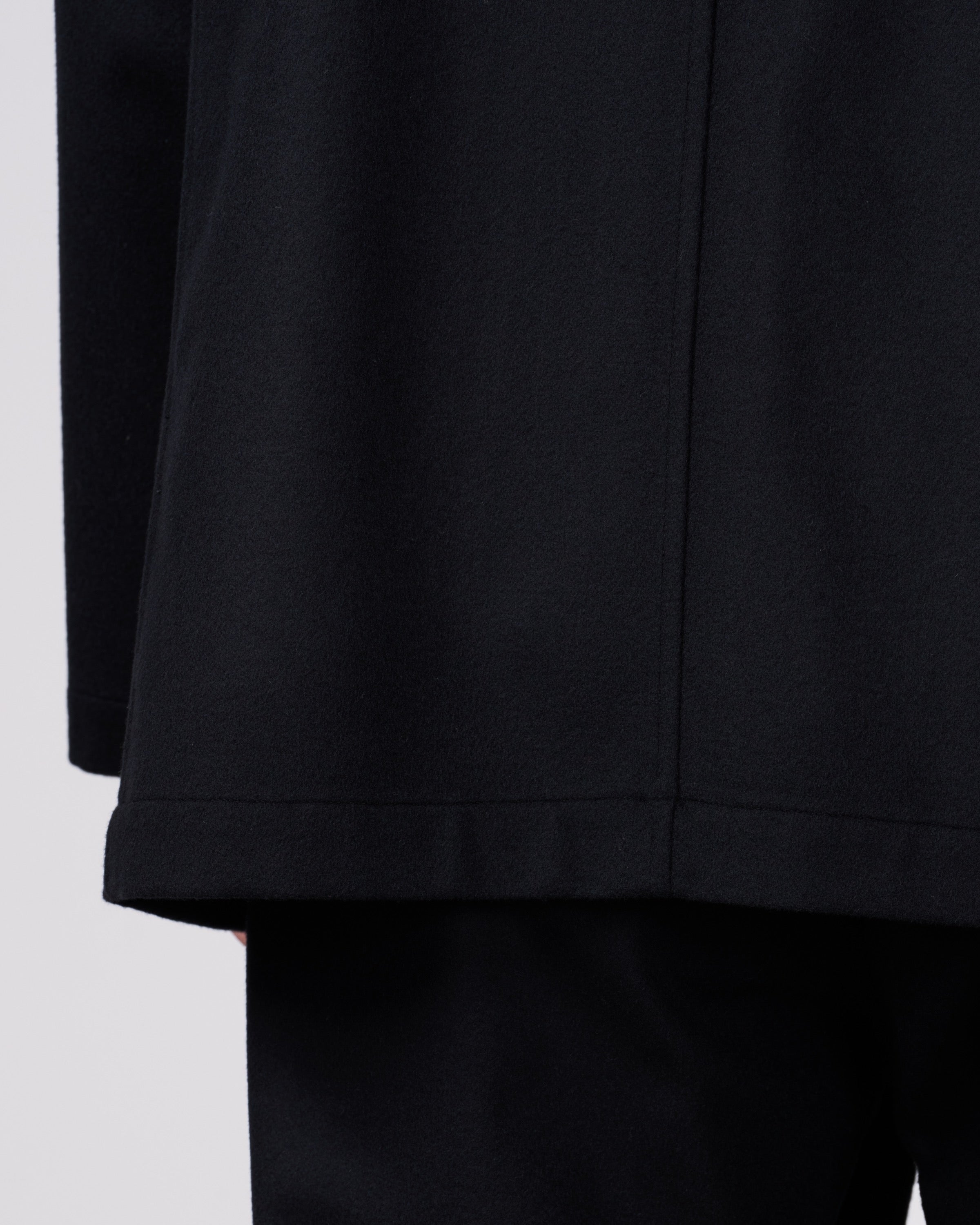 holk Kang 2B Jacket(Lamb Short Beaver), Black
