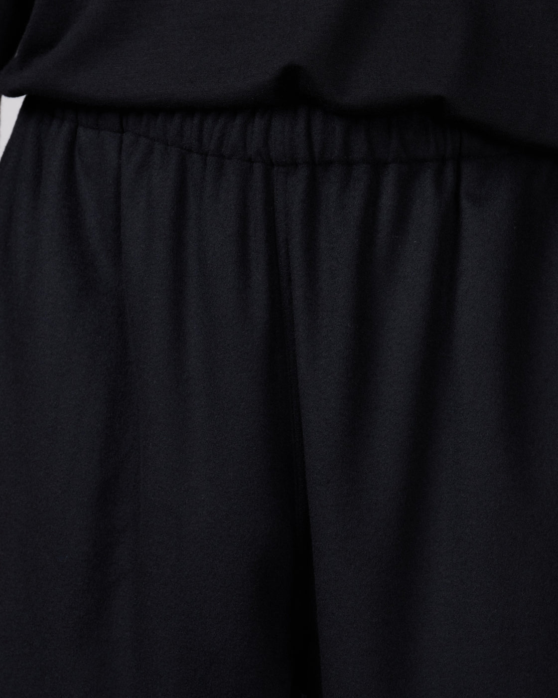 holk Kang Fu Pants(Lamb Short Beaver), Black