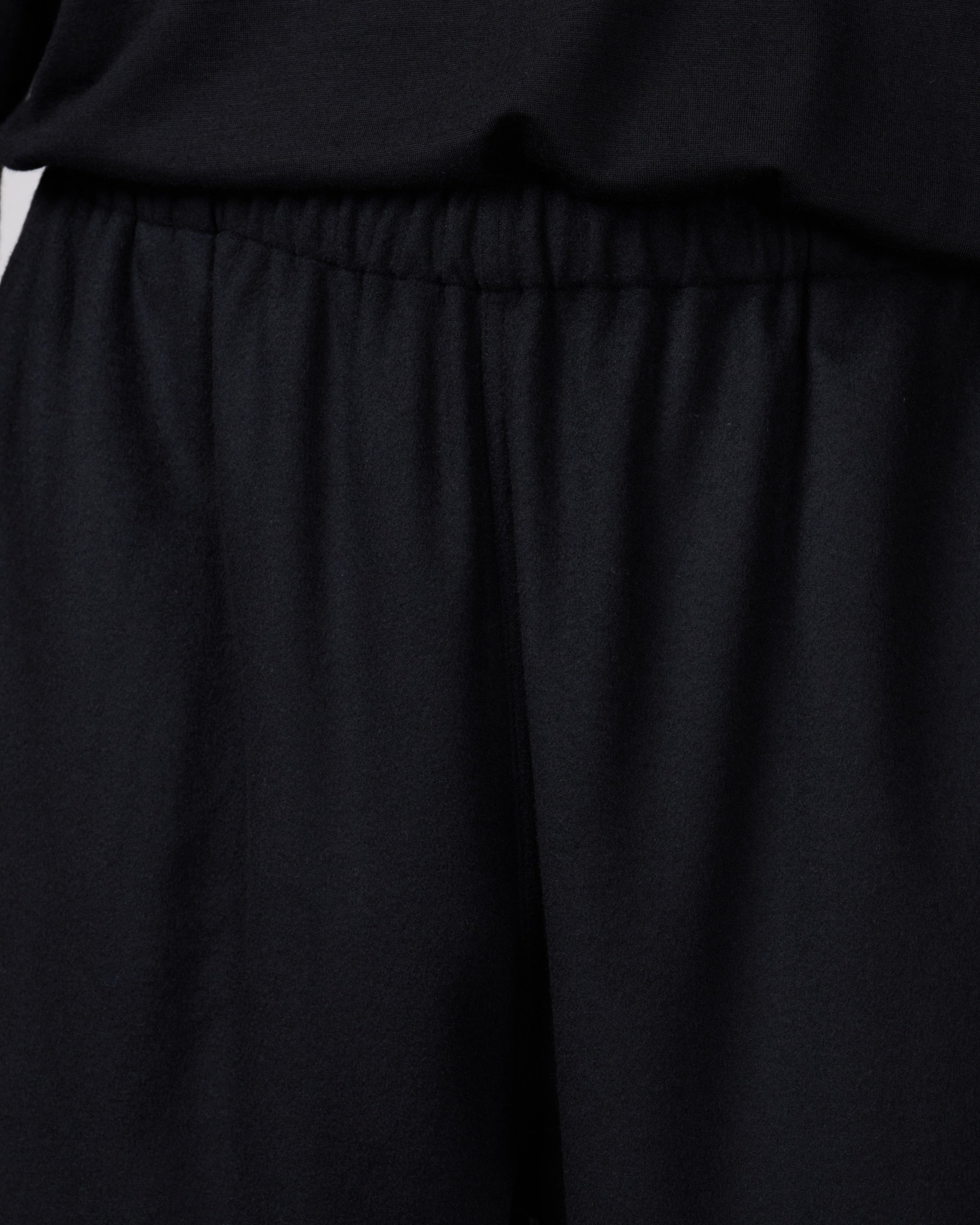 holk Kang Fu Pants(Lamb Short Beaver), Black