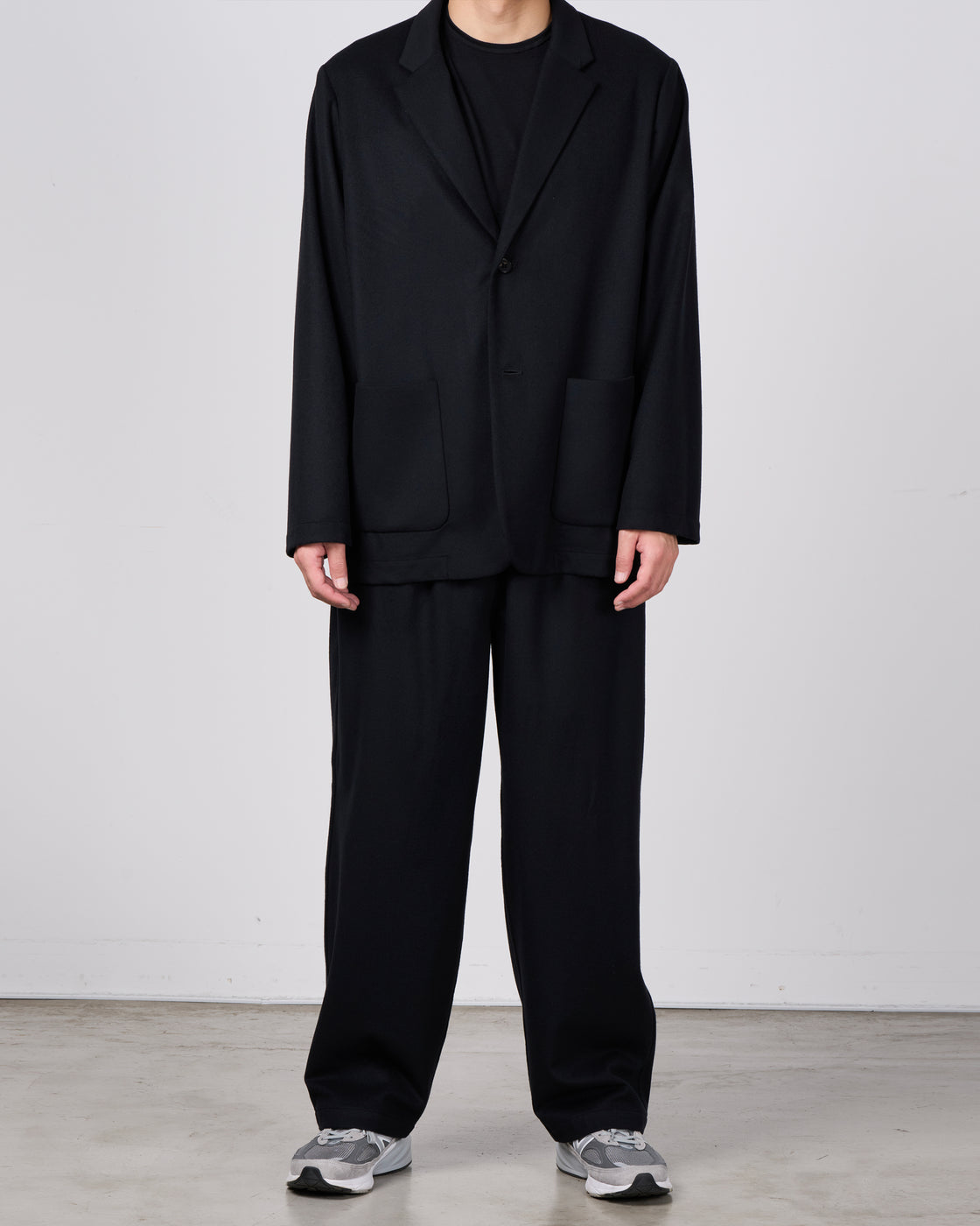 holk Kang Fu Pants(Lamb Short Beaver), Black