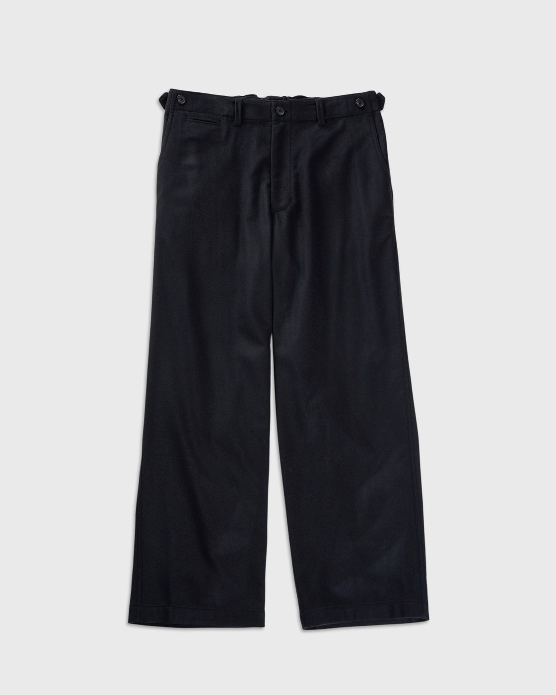 holk Kang M-45 Chino Pants(Lamb Short Beaver), Black