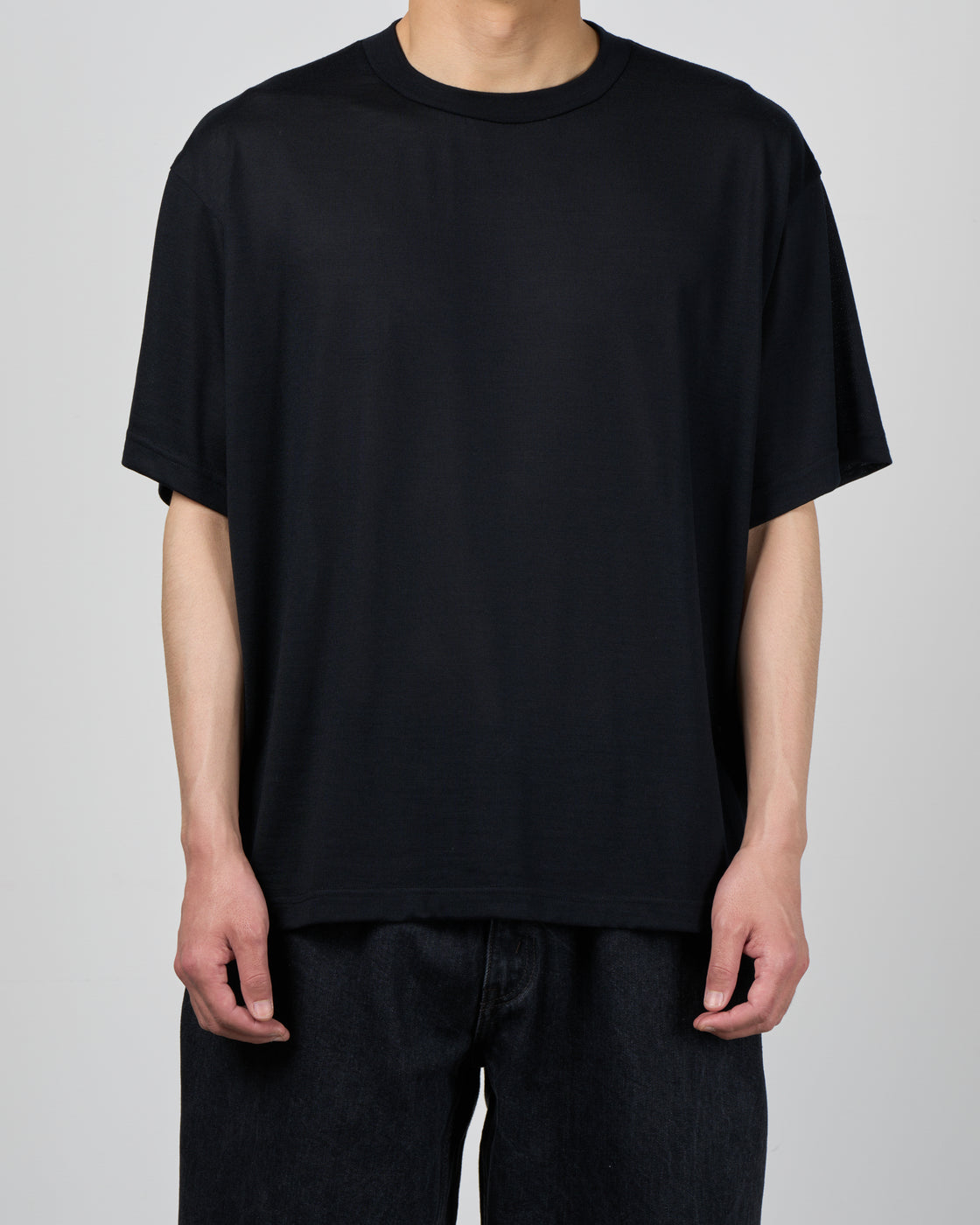 holk Exclusive Wool T-shirt, Black