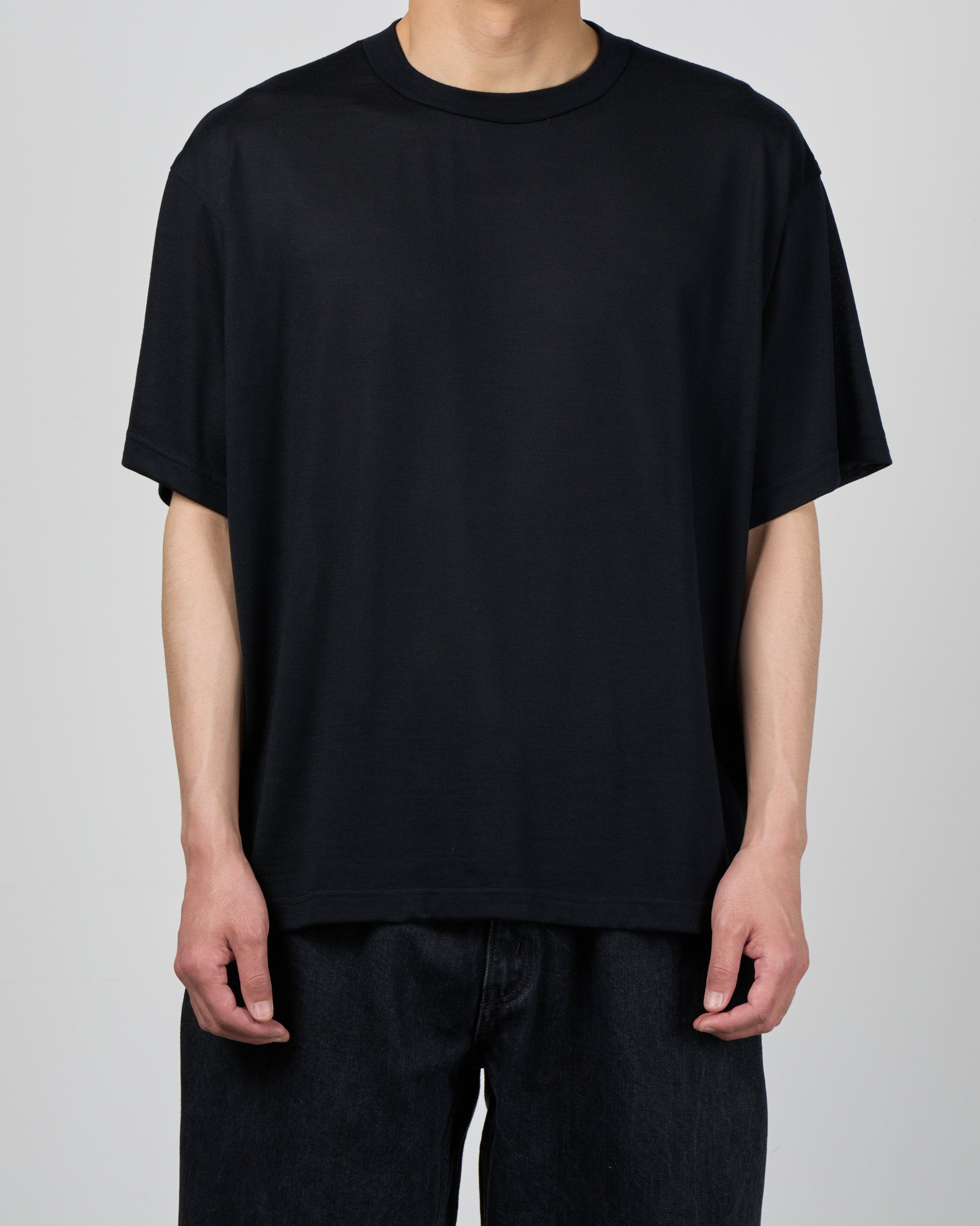 holk Exclusive Wool T-shirt, Black
