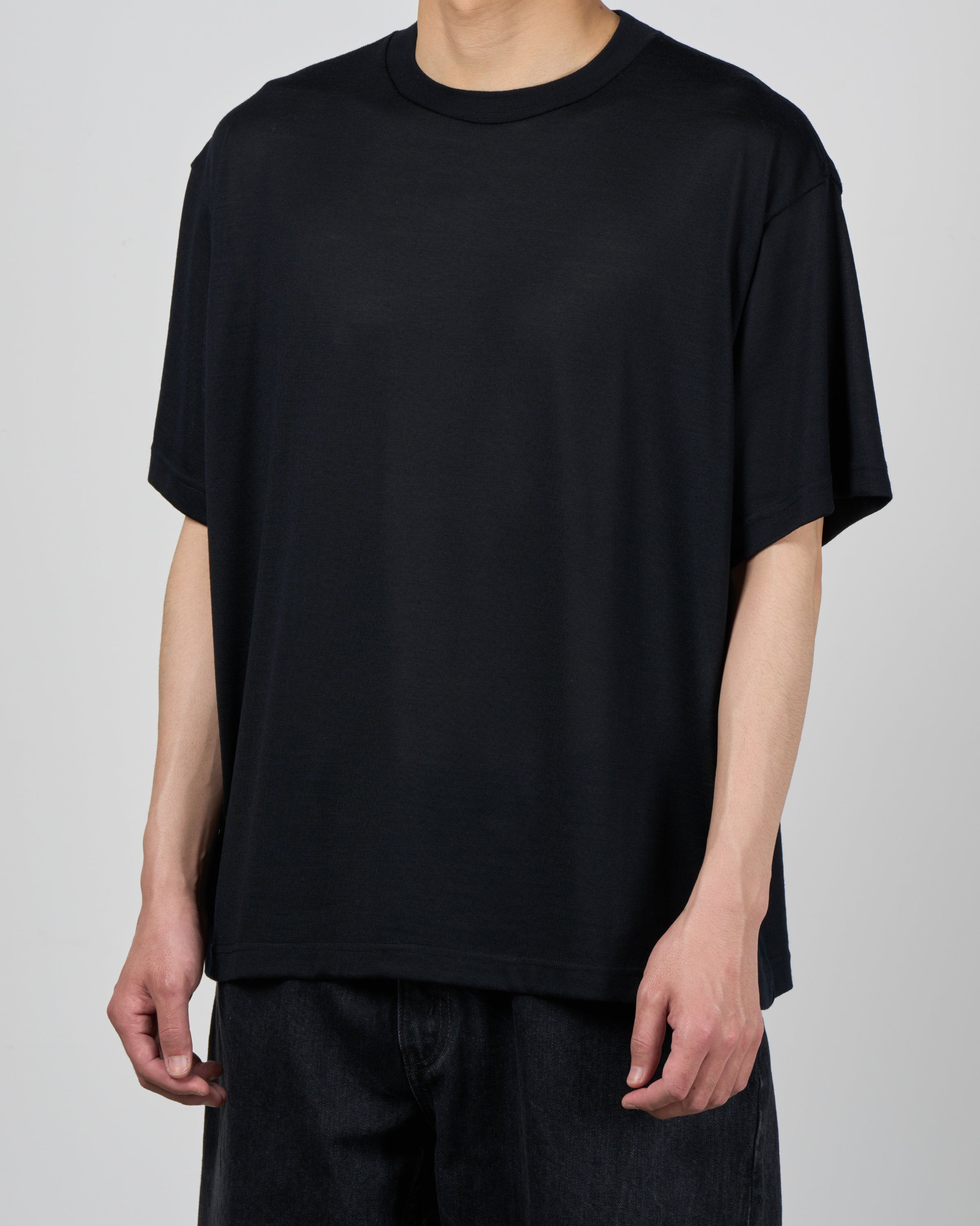 holk Exclusive Wool T-shirt, Black