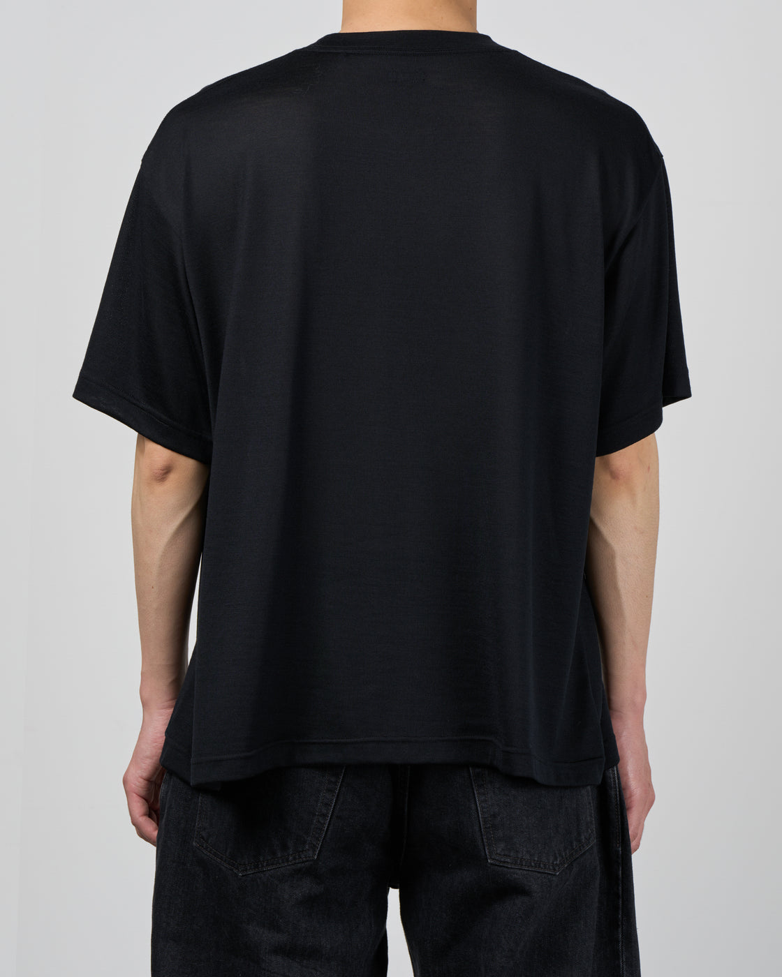 holk Exclusive Wool T-shirt, Black