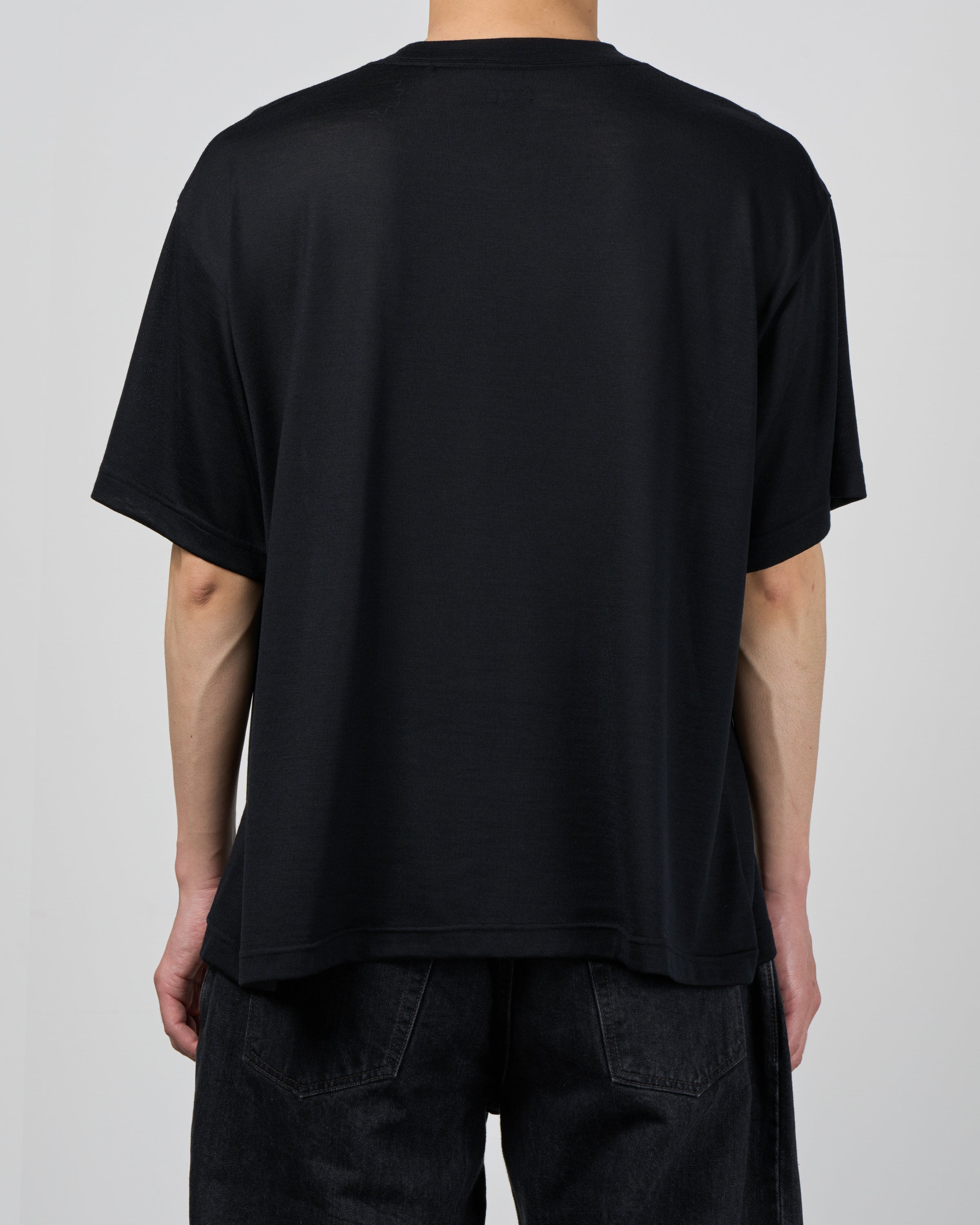 holk Exclusive Wool T-shirt, Black