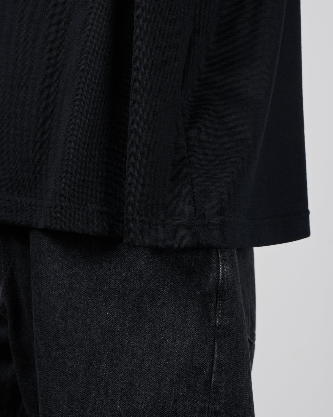 holk Exclusive Wool T-shirt, Black
