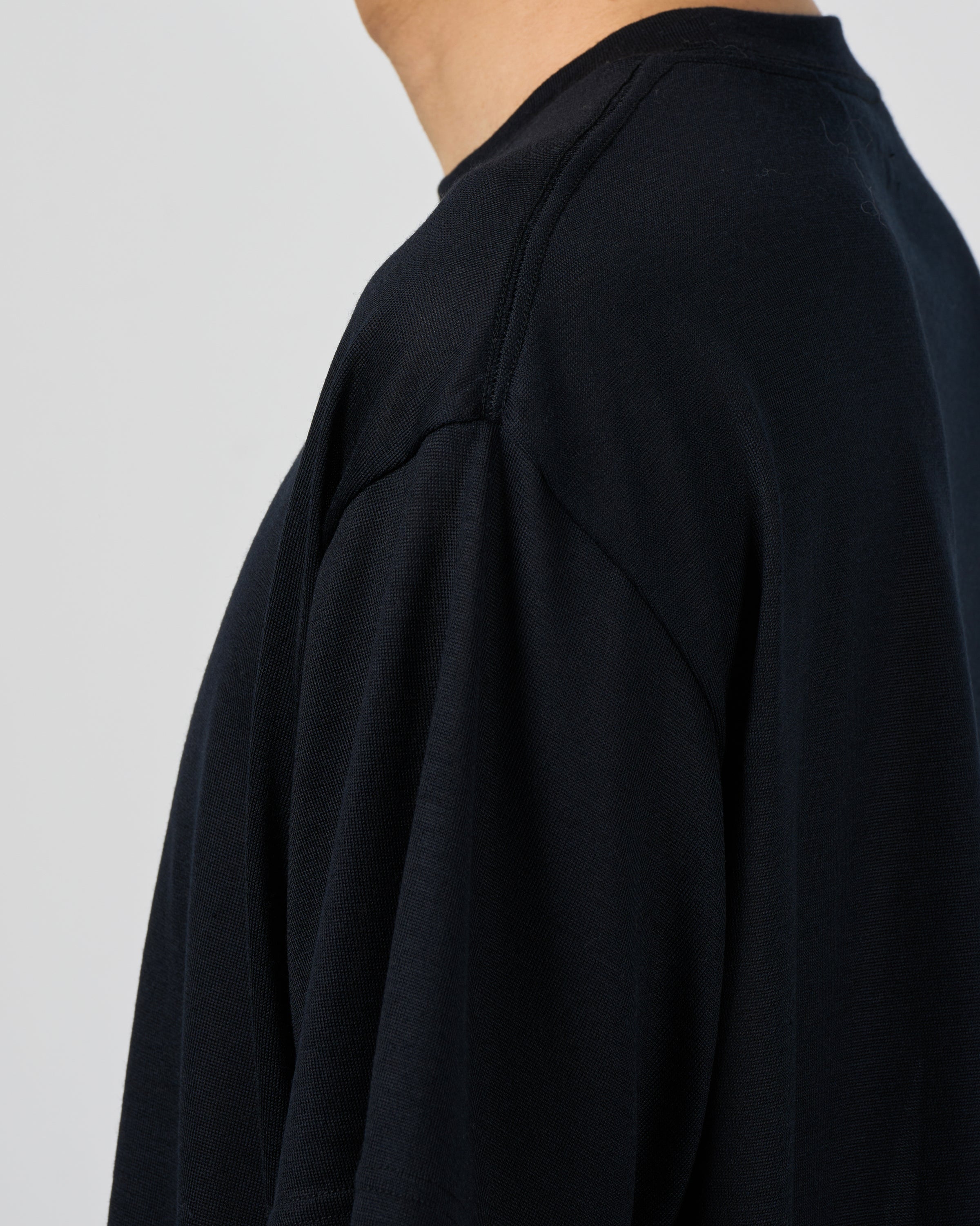 holk Exclusive Wool T-shirt, Black