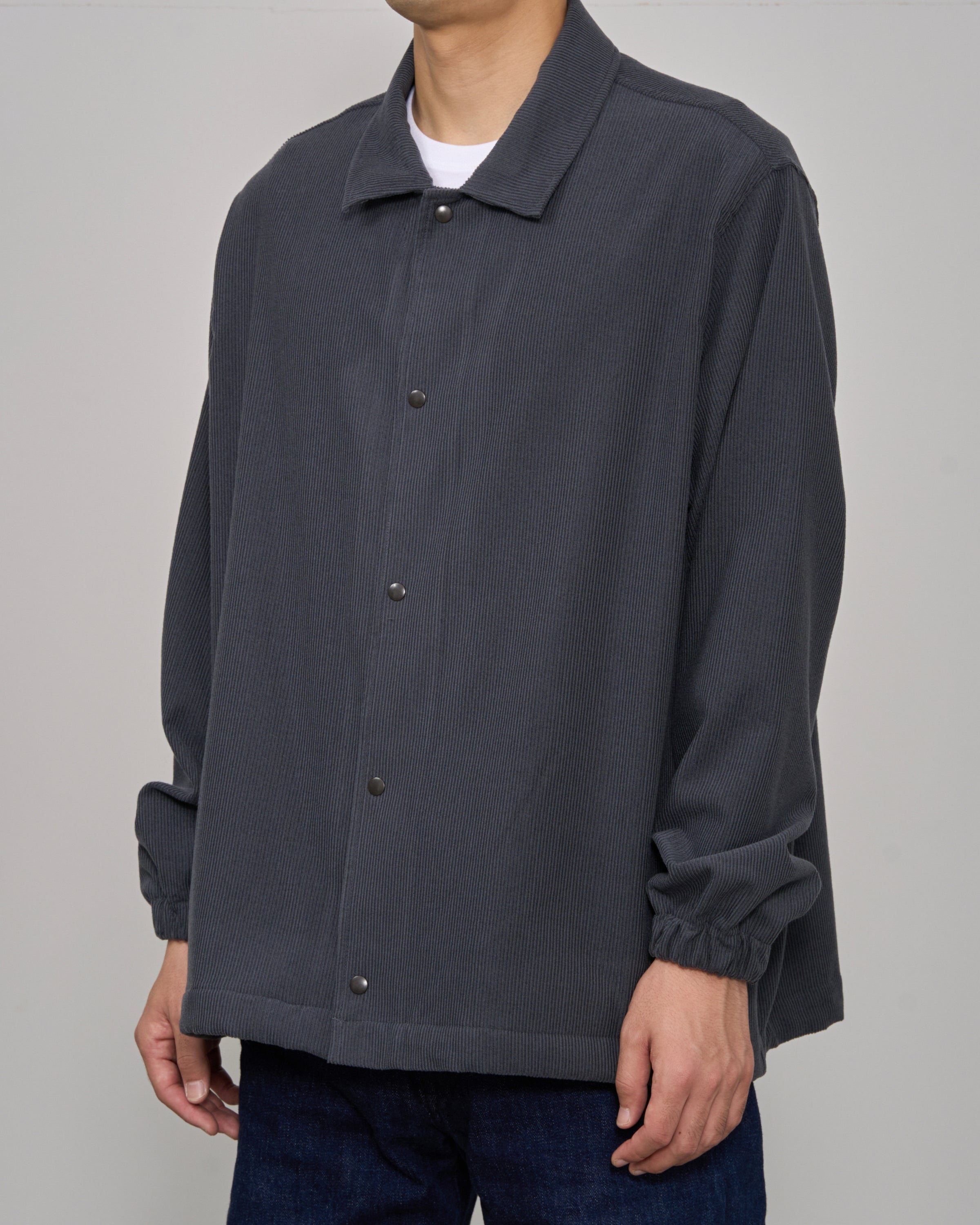 holk Coach Jacket, Steel Blue