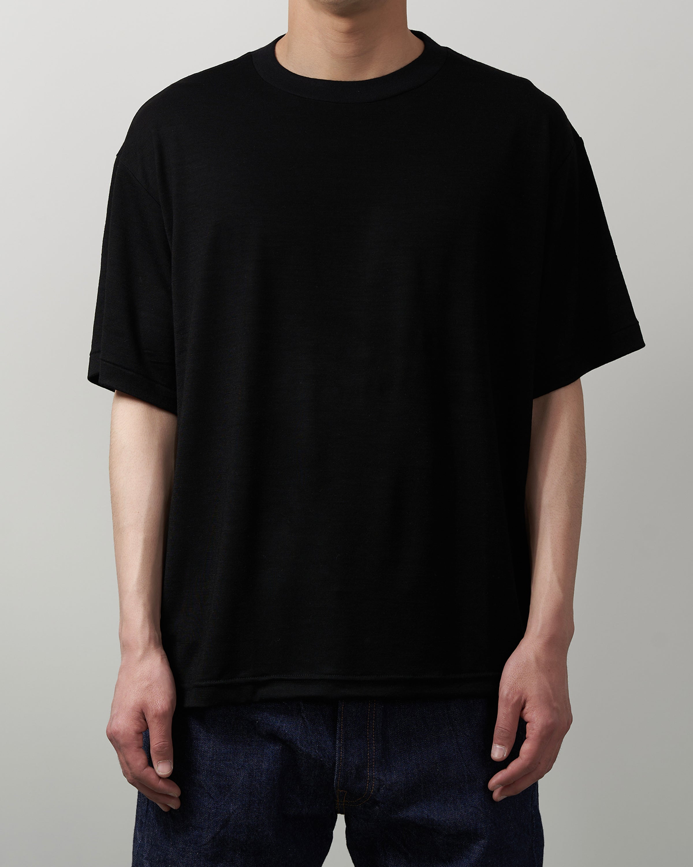 holk Wool T-shirt, Black