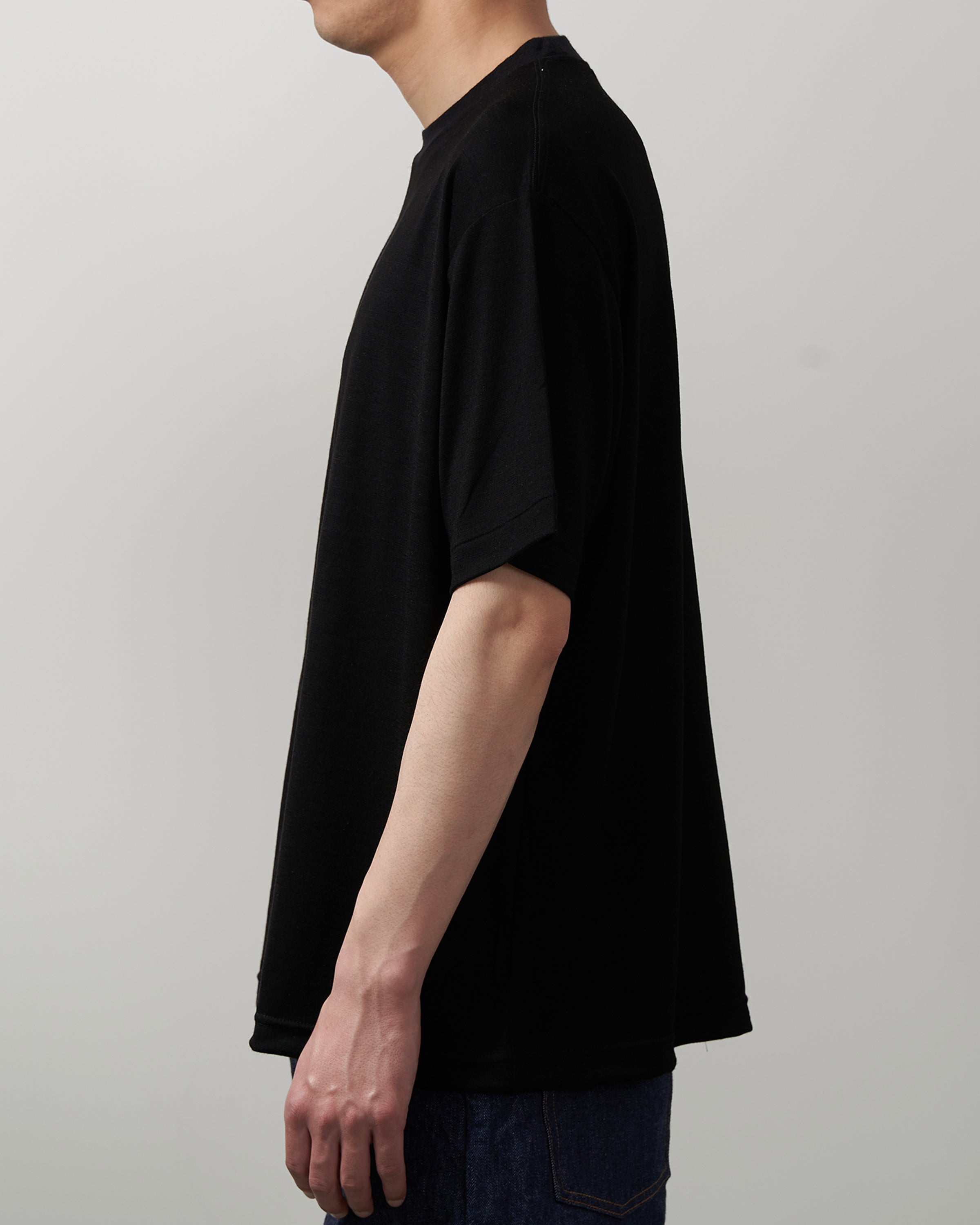 holk Wool T-shirt, Black