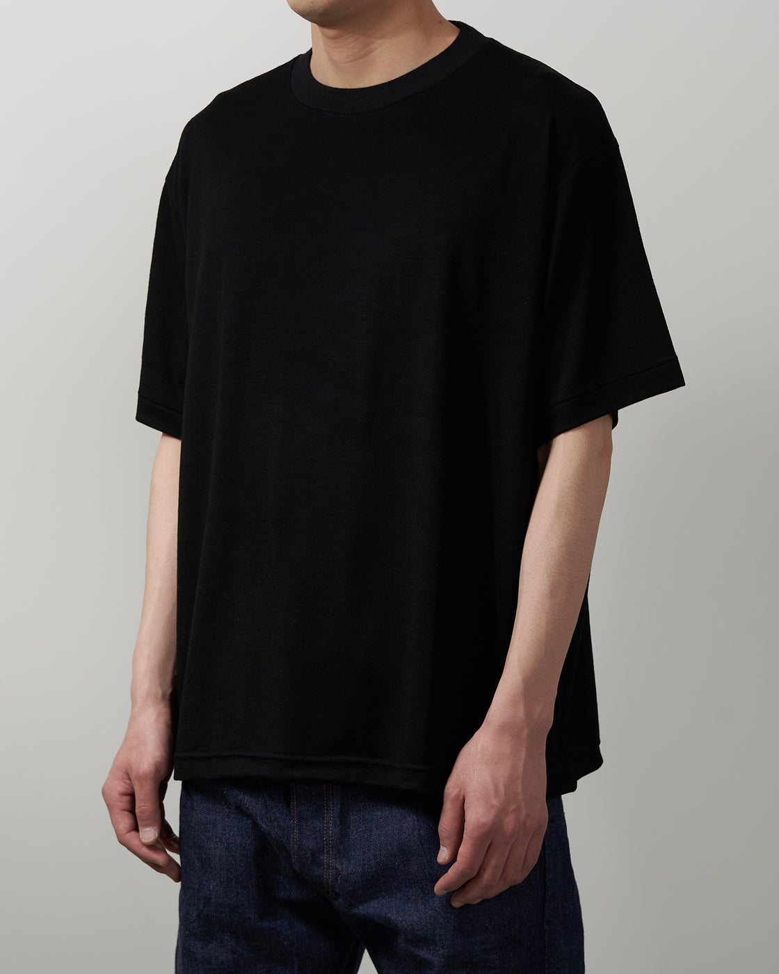 holk Wool T-shirt, Black