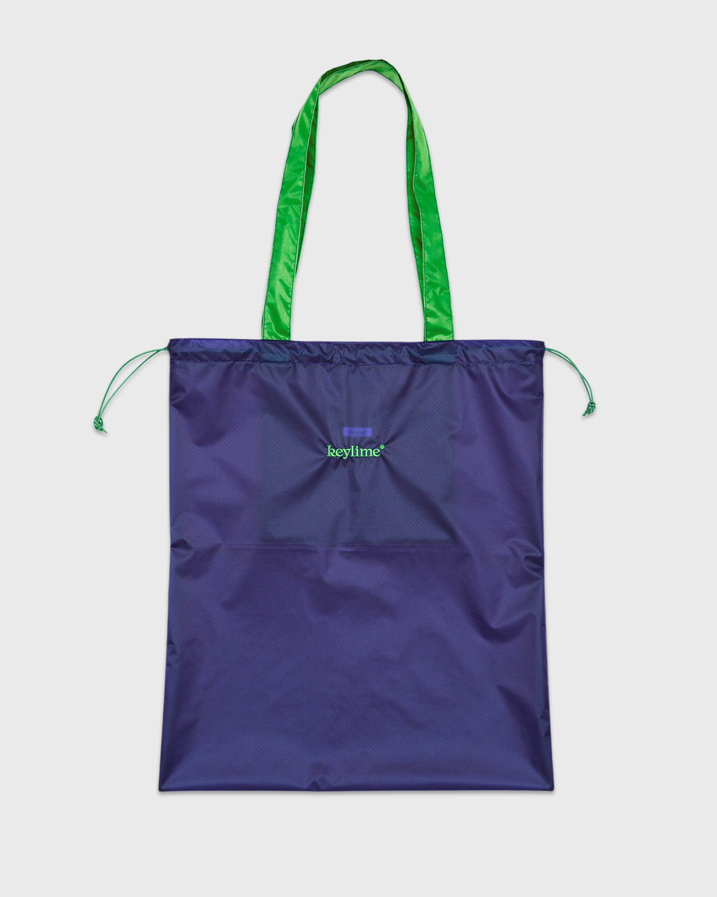 keylime Nylon Bag, Navy/Green