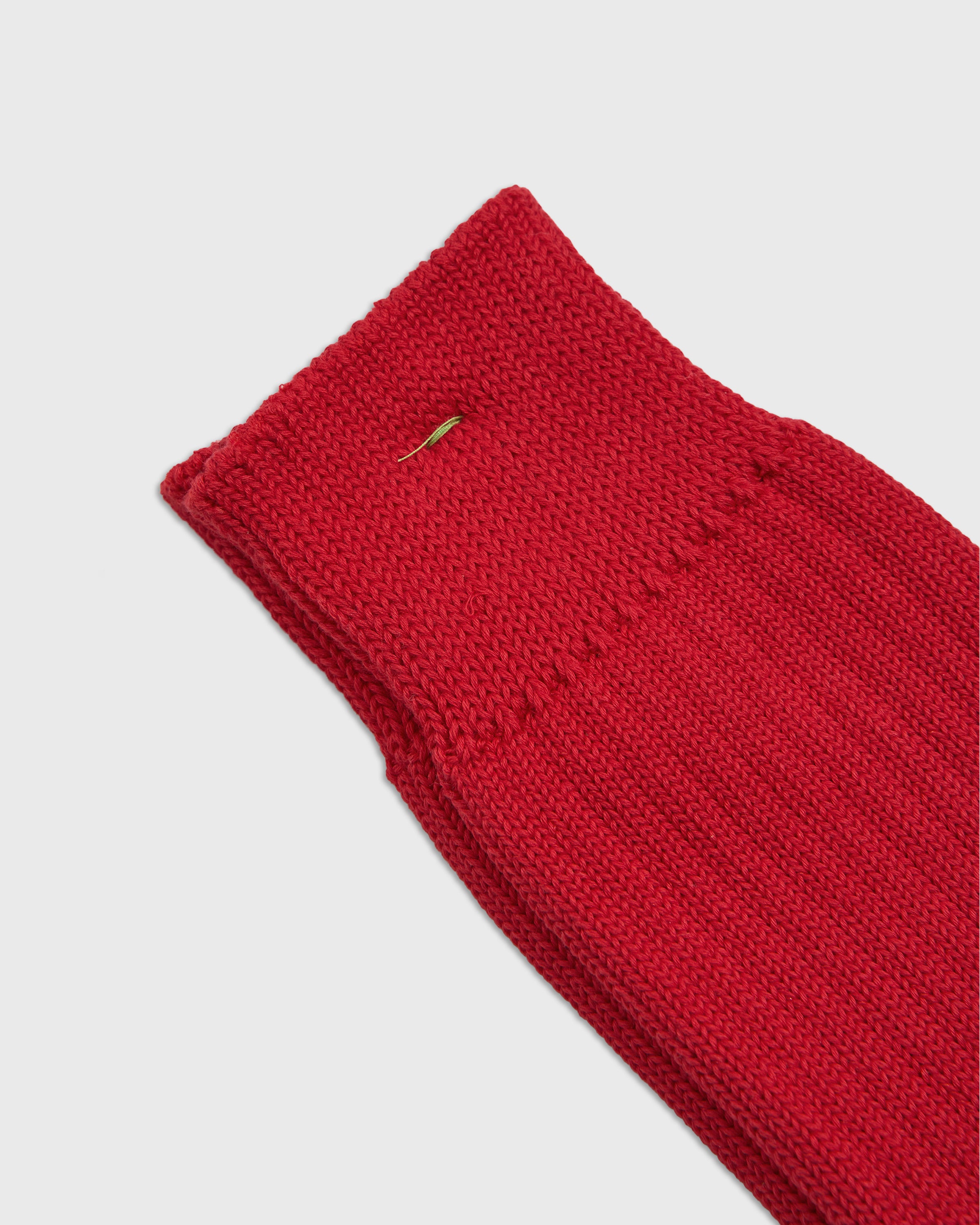 keylime Cotton Rib Socks, Red