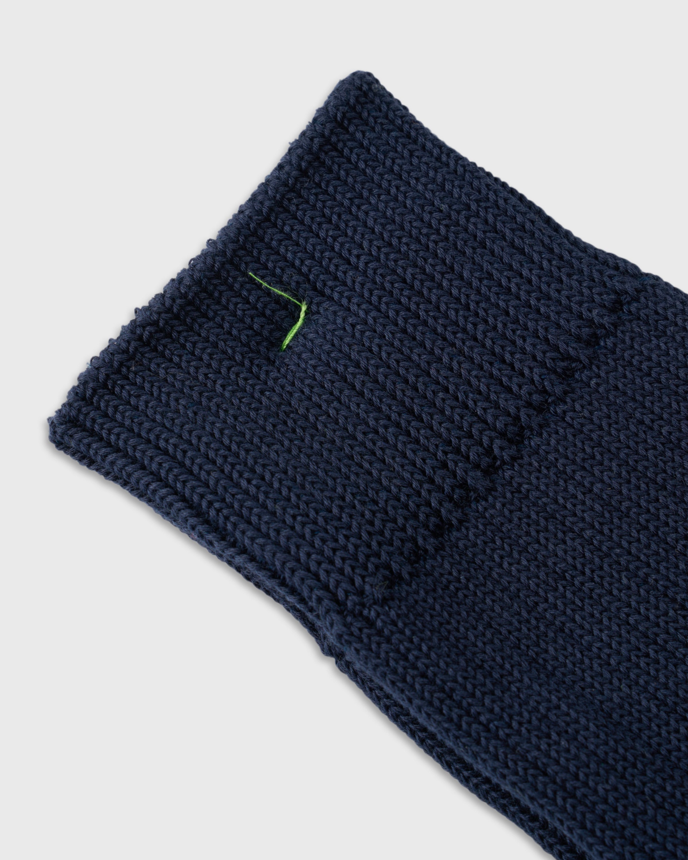 keylime Cotton Rib Socks, Navy
