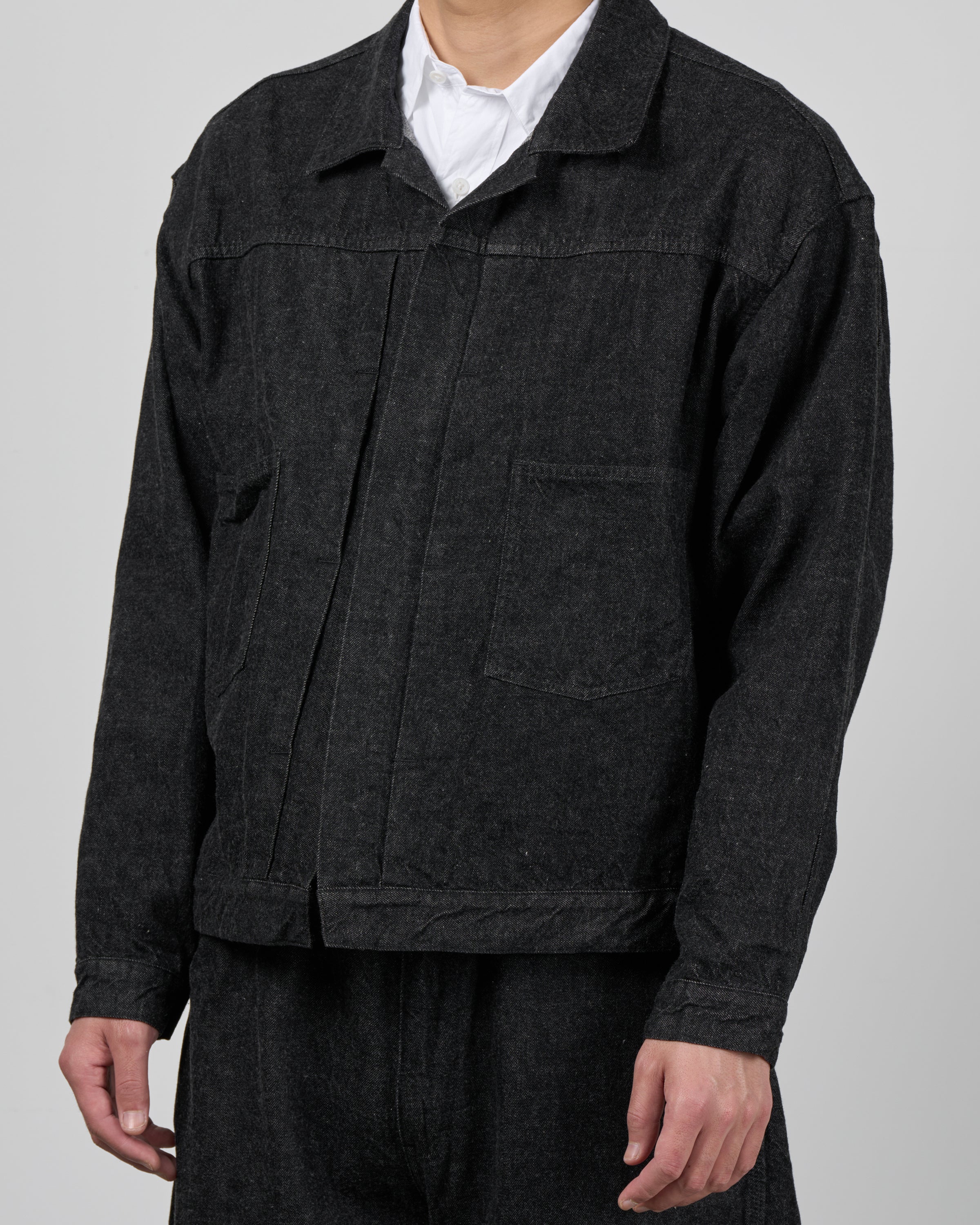 keylime Denim Jacket, Black