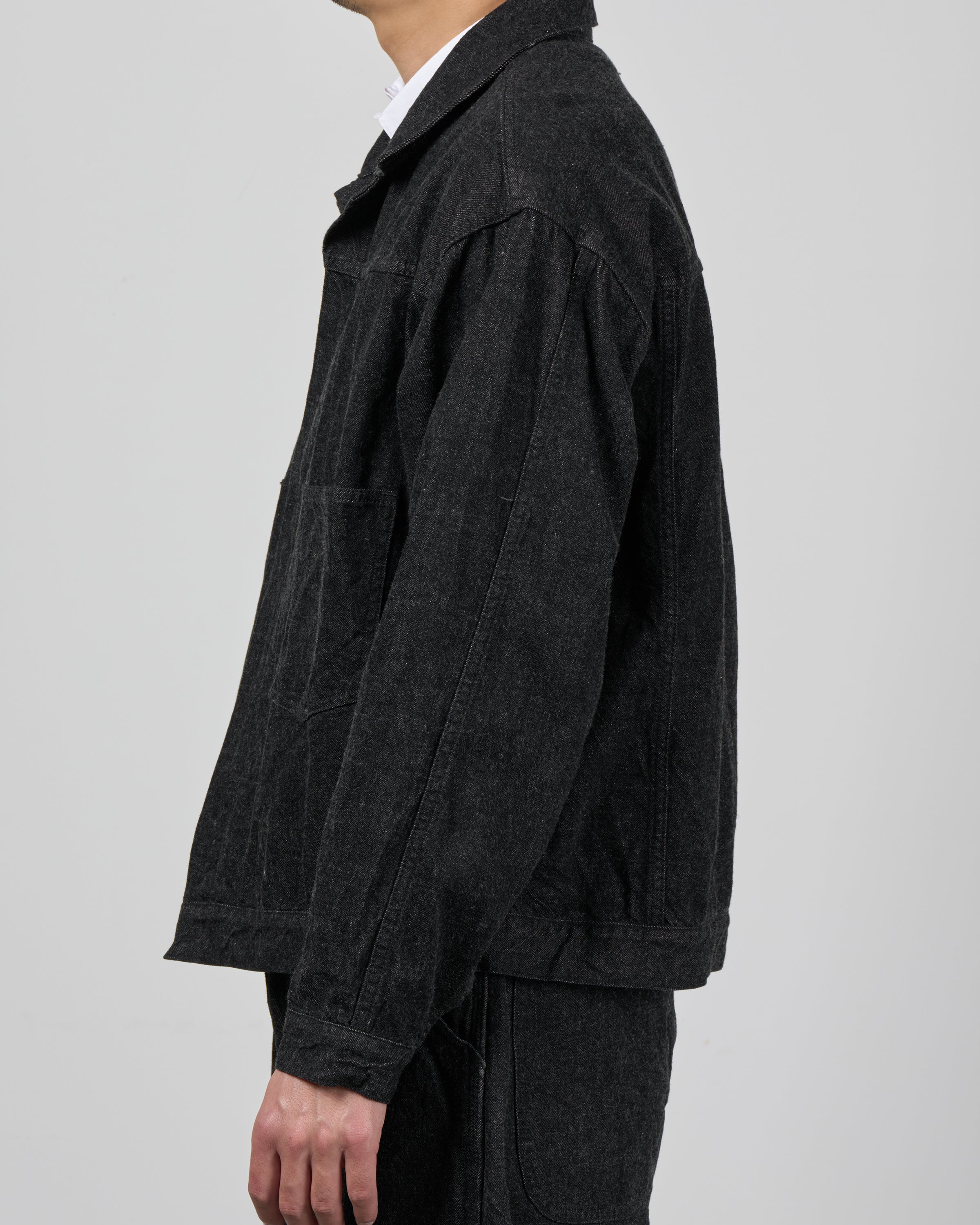 keylime Denim Jacket, Black