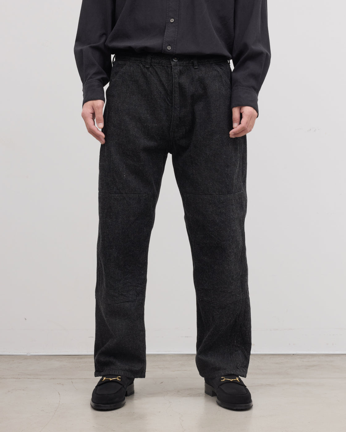 keylime Denim Painter Pants, Black