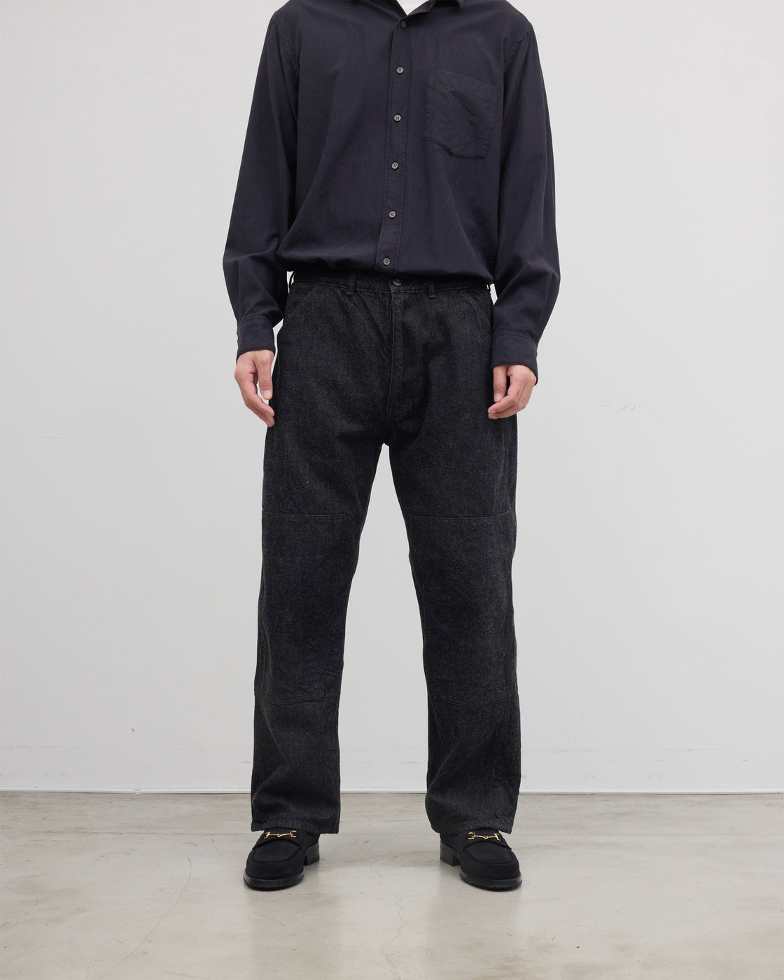 keylime Denim Painter Pants, Black