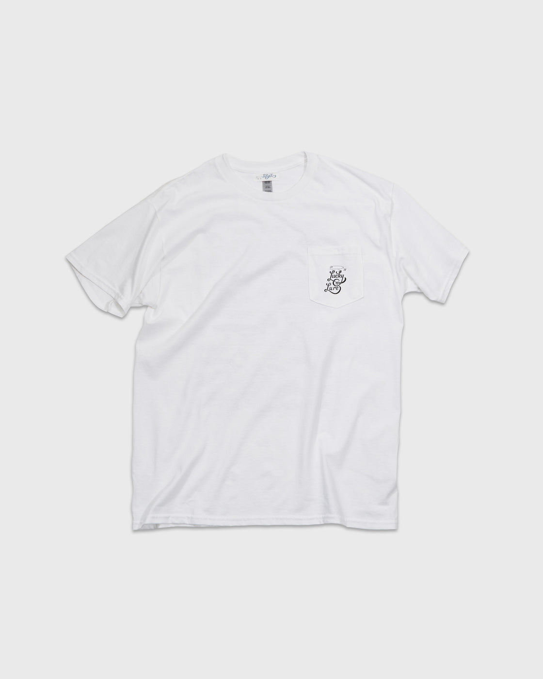 Lucky ‘n’ Lure Pocket Tee Short Sleeve, White